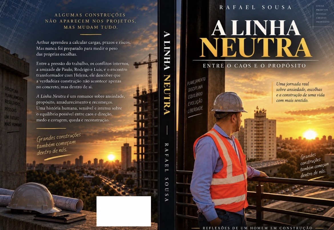 Capa oficial do livro A Linha Neutra, de Rafael Sousa